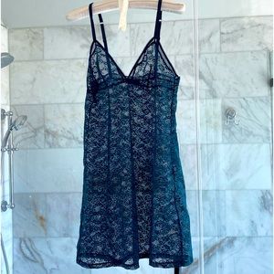 La Perla Studio lace camisole slip nightdress.